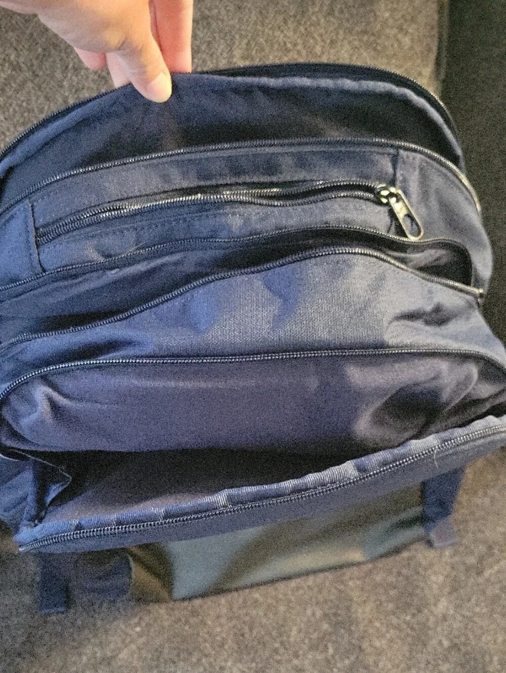 Nike Navy and Black Basketball Hall of Fame Backpack
